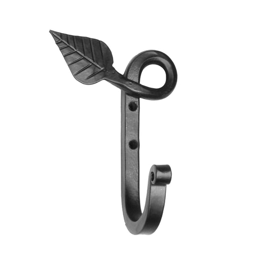 Cast Iron Leaf Loop – Single Hook